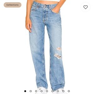GRLFRND Bella Low Rise Boyfriend Jeans